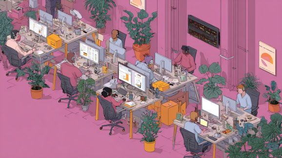 crimedy7 illustration of an office running claude on their pc 8294d694 99e5 4b5a 9e68 b3e755bbe215 0