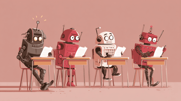 AI News 5 crimedy7 illustration of robots taking a test ar 169 v 7 1d78ce54 b35b 435f 9d54 55bd3a0faf66 0