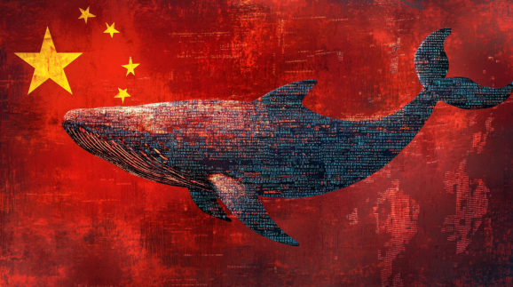 nuneybits Abstract art of a whale made of computer code against 9cb215d3 3291 4e3e ba72 80bdeaedf664