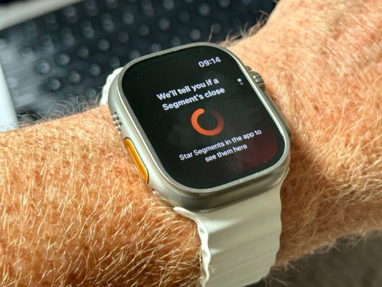 strava apple watch segment